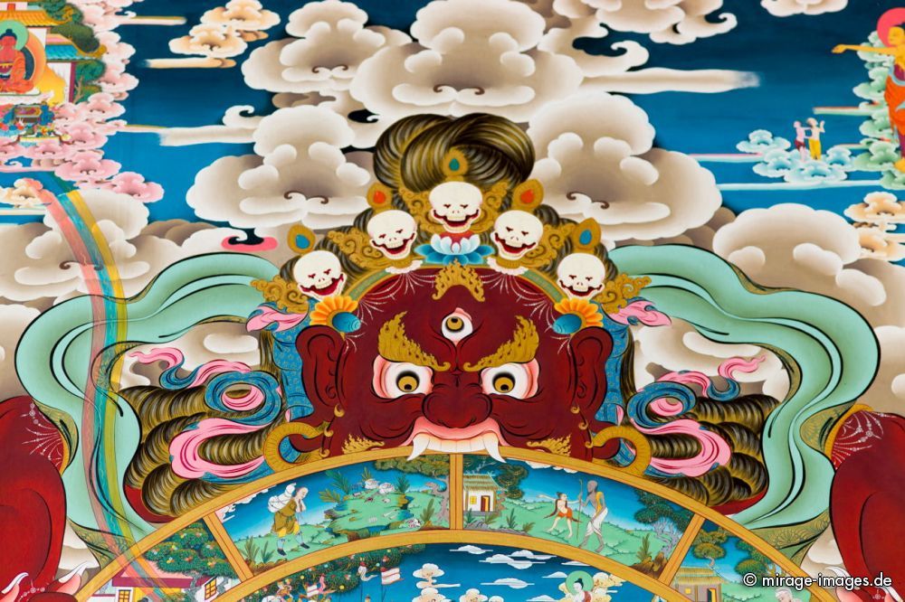 Sacred Mural Painting
Khinmey Nyingma Monastery Tawang
Schlüsselwörter: Buddhismus Kloster tibetisch SchÃ¶nheit heilig Zufluchtsort Meditation erhaben majestÃ¤tisch nobel edel buddhistisch Schrein friedlich sehenswert Tempel isoliert farbig farbenfroh Leere Verehrung WÃ¼rde Erhabenheit gÃ¶ttlich Wandmalerei elaboriert Mandala