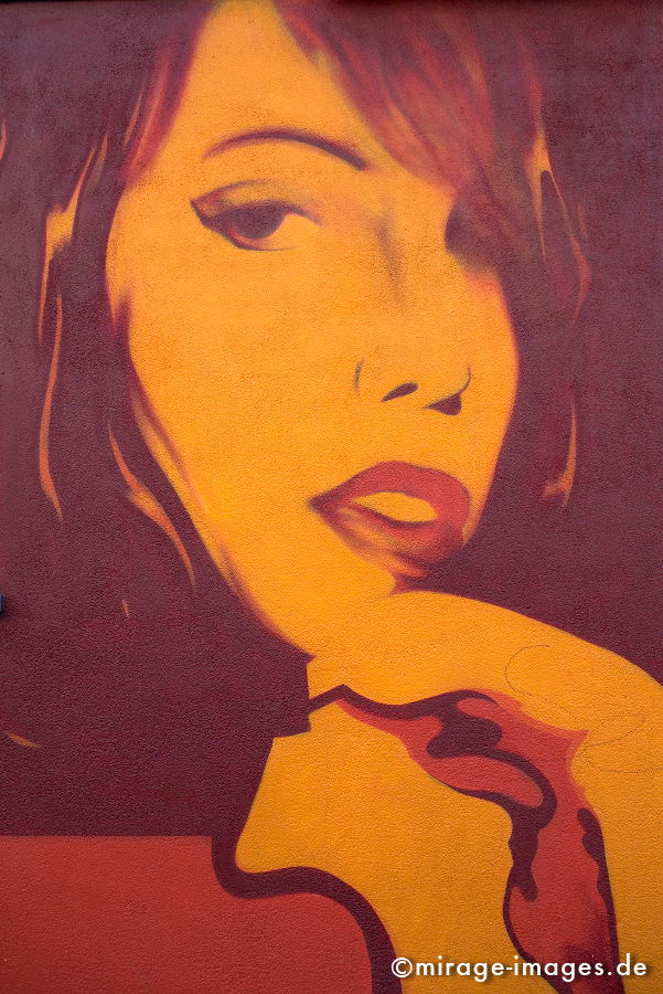 Womans face
Wandgemälde
