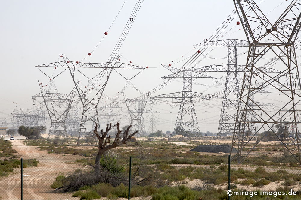 Electricity
Strommaste zur Stromversorgung von Dubai
Schlüsselwörter: Energie, Strom, Umwelt, Ökologie, Verschwendung, Wüste, Verschmutzung, Versorgung, Metropole, Umweltschutz, Landschaft, Reichtum, Überfluss, Erfolg, Investition, dubai1