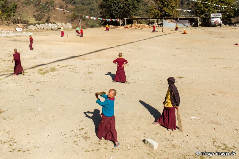 Young Monks playing Cricket
Khinmey Nyingma Monastery Tawang
