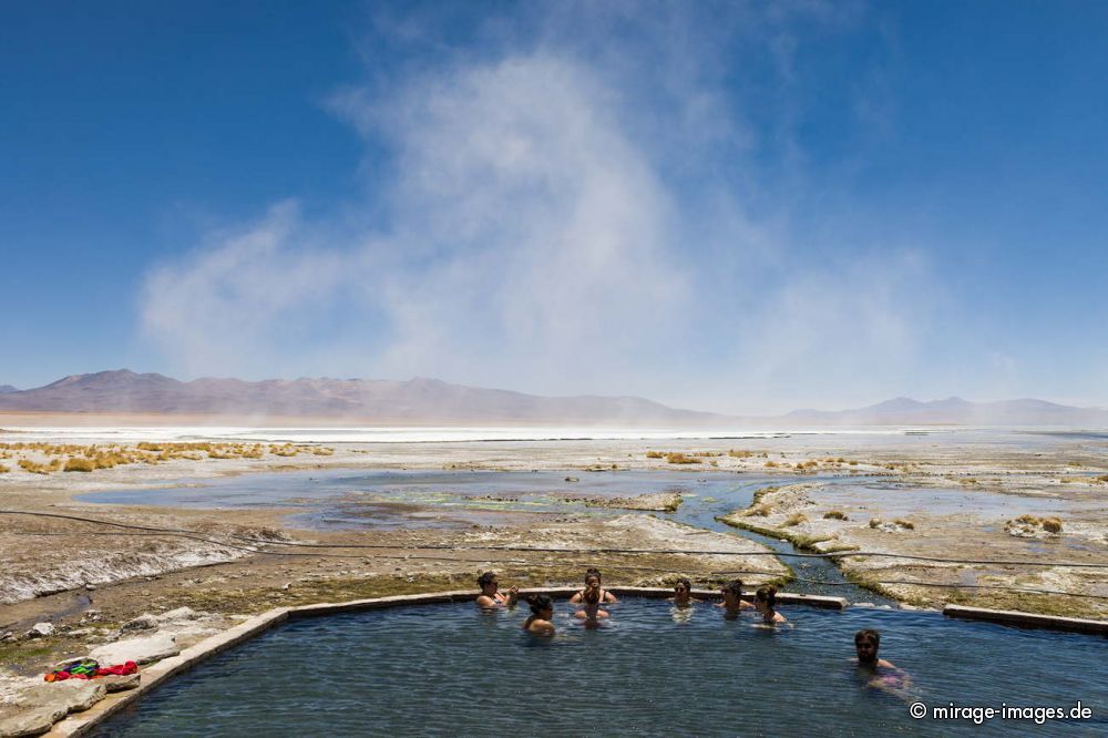 Hot pool i
Laguna Salada
