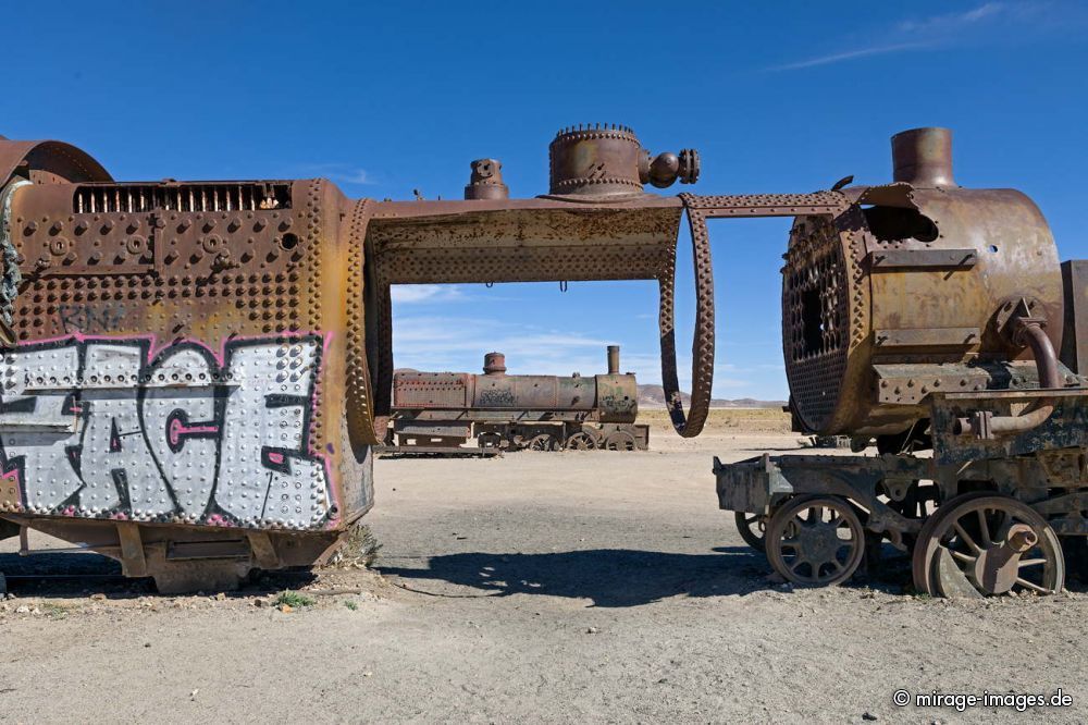 Cementerio de los Trenes  - cemetery of the Trains
Uyuni
