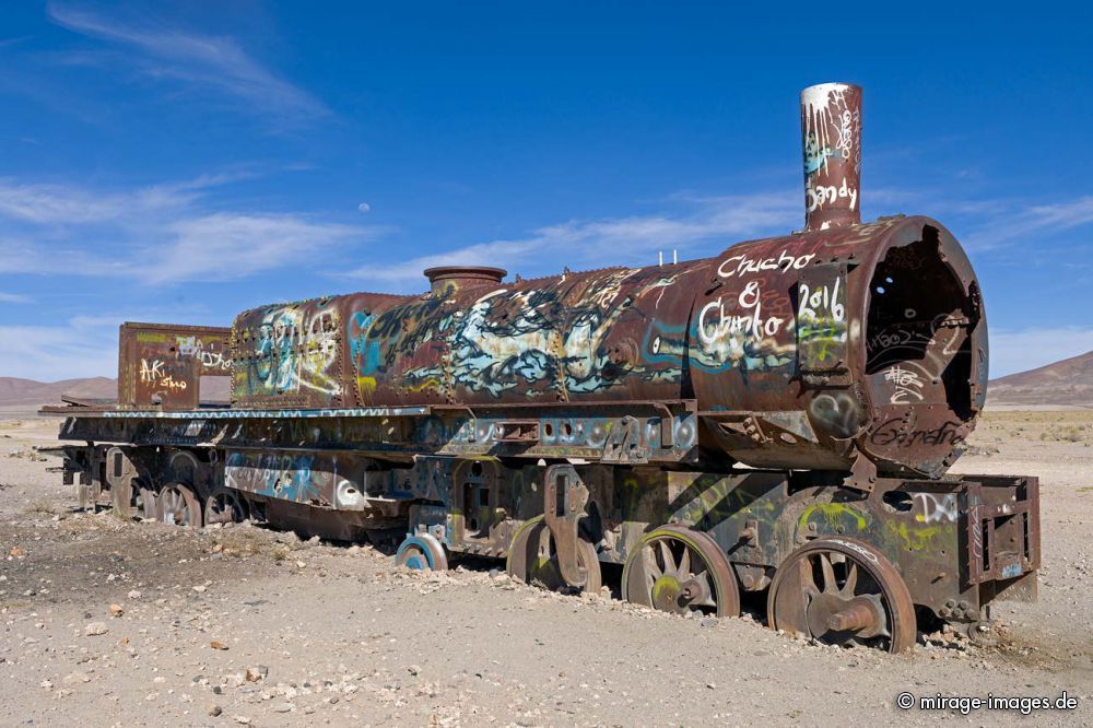 Cementerio de los Trenes  - cemetery of the Trains
Uyuni
